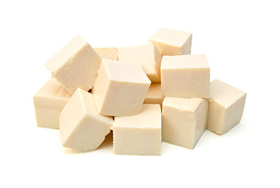 Witte tofu